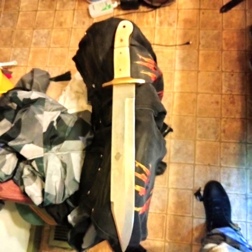 Real ivory handle 18inch blade by Wild Turkey..